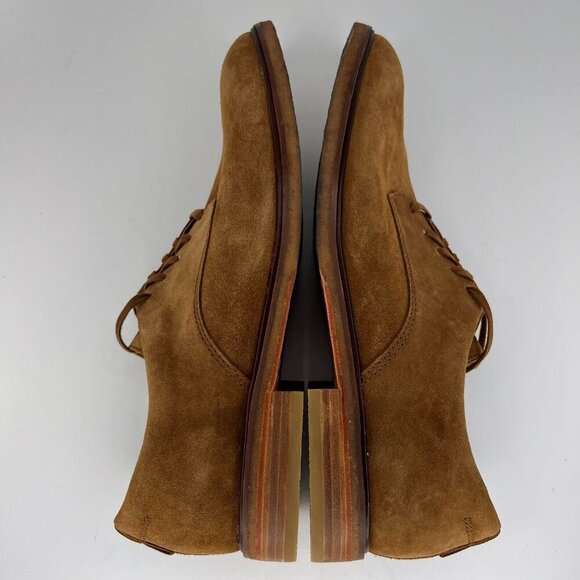 Clarks Mens 61261262 Brown Hommes Faux Leather Derby Size 13 Dress Shoes - Picture 6 of 9